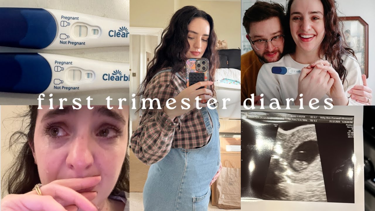 THE FIRST TRMESTER 👼🏻 weeks 4-12 (first signs & symptoms, scans, mental health and body image)