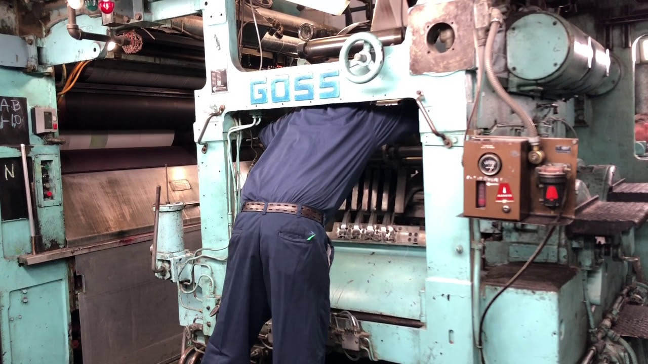 The final press run