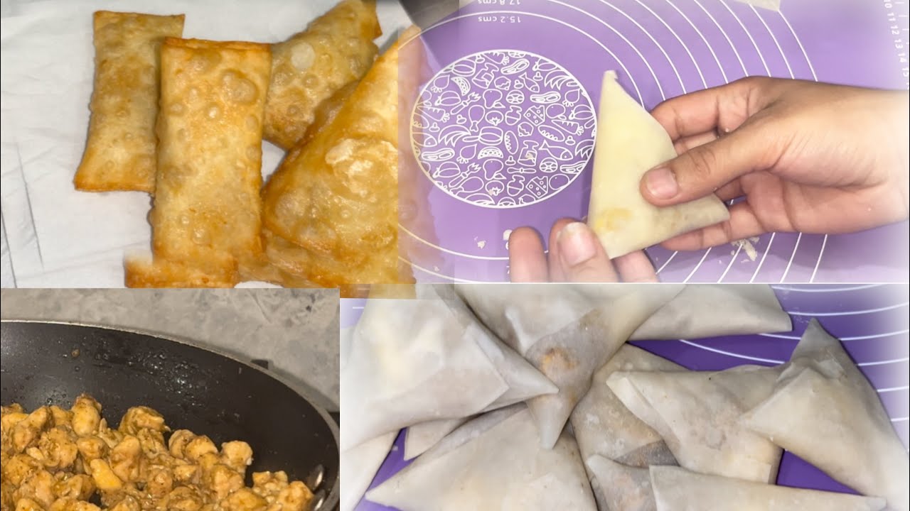 Chicken Cheese Samosa || Chicken Cheese Candies ||#cheesesamosa #easyrecipe #cooking #food 