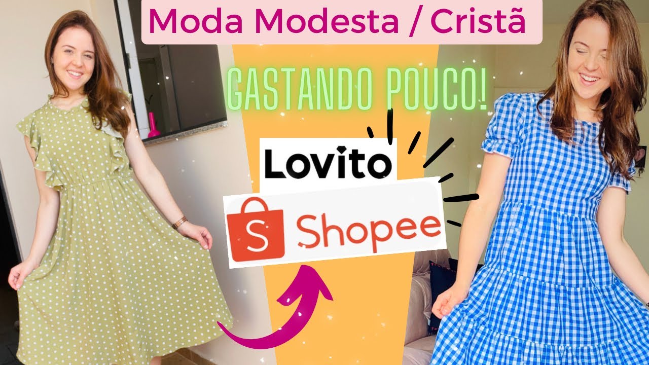 PEÇAS BARATINHAS de MODA EVANGÉLICA, MODESTA na Shopee! #lovito