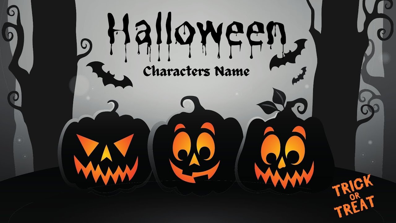 Halloween Characters Name in English