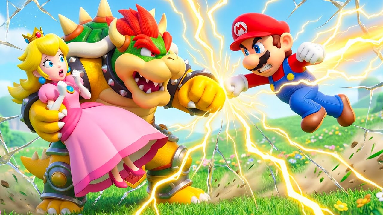 A Princesa Peach É Sequestrada Por Bowser–Será Que Mario Conseguirá Derrotar Bowser Para Resgatá-La?