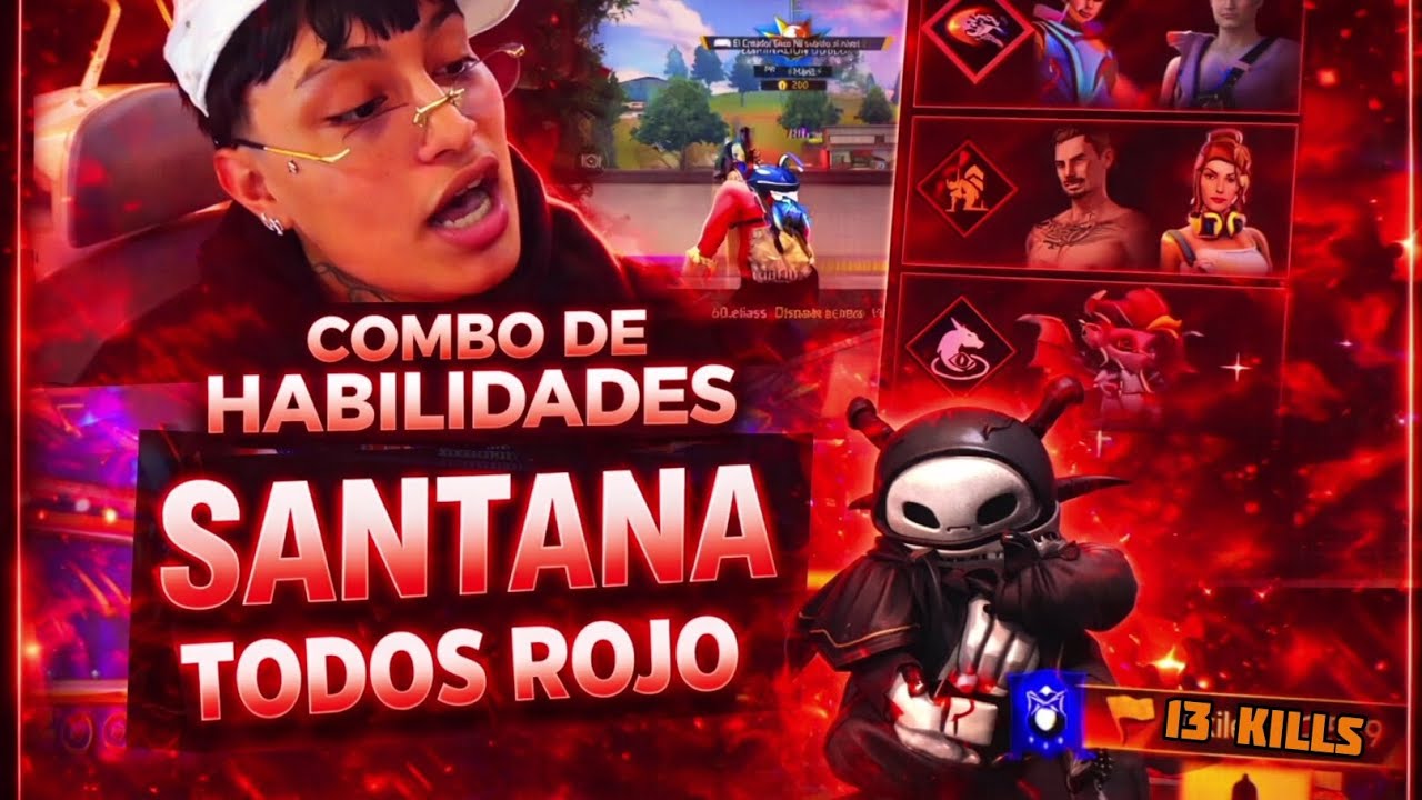 [PR] 13 kills, JUGANDO con la HABILIDADES de SANTANA not face🥷