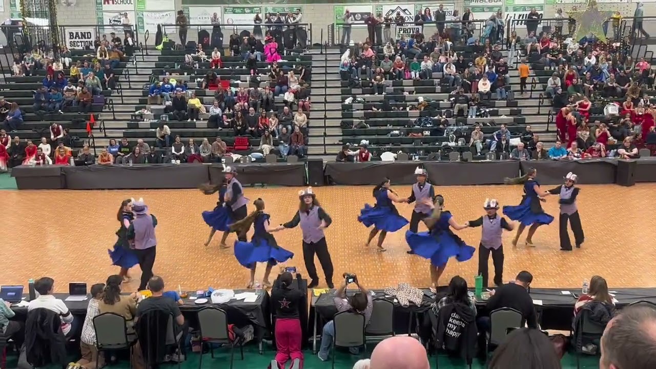 Star Struck Ballroom performing Wonderland at Provo High DanceSport 