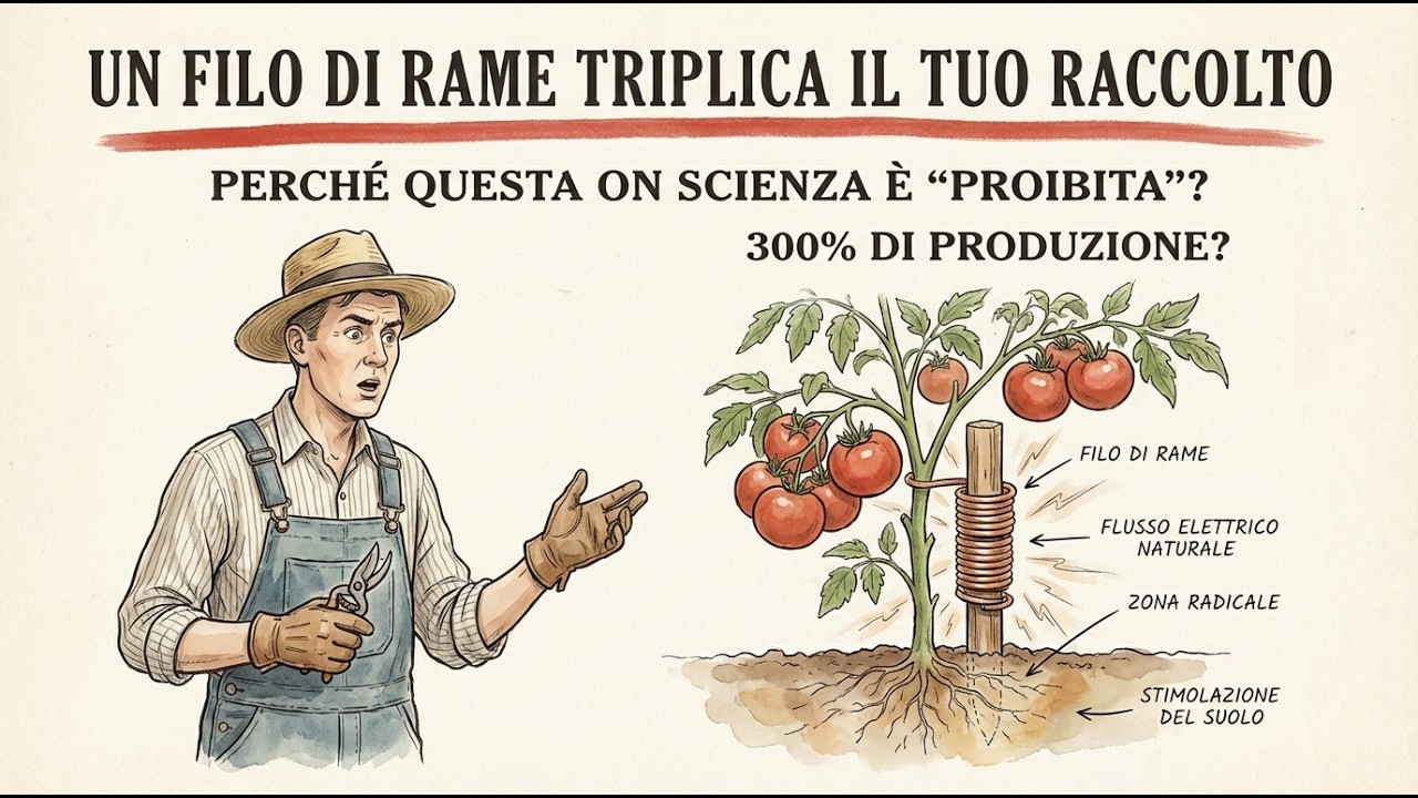 Un filo di rame triplica il tuo raccolto — perché questa scienza è “proibita”?