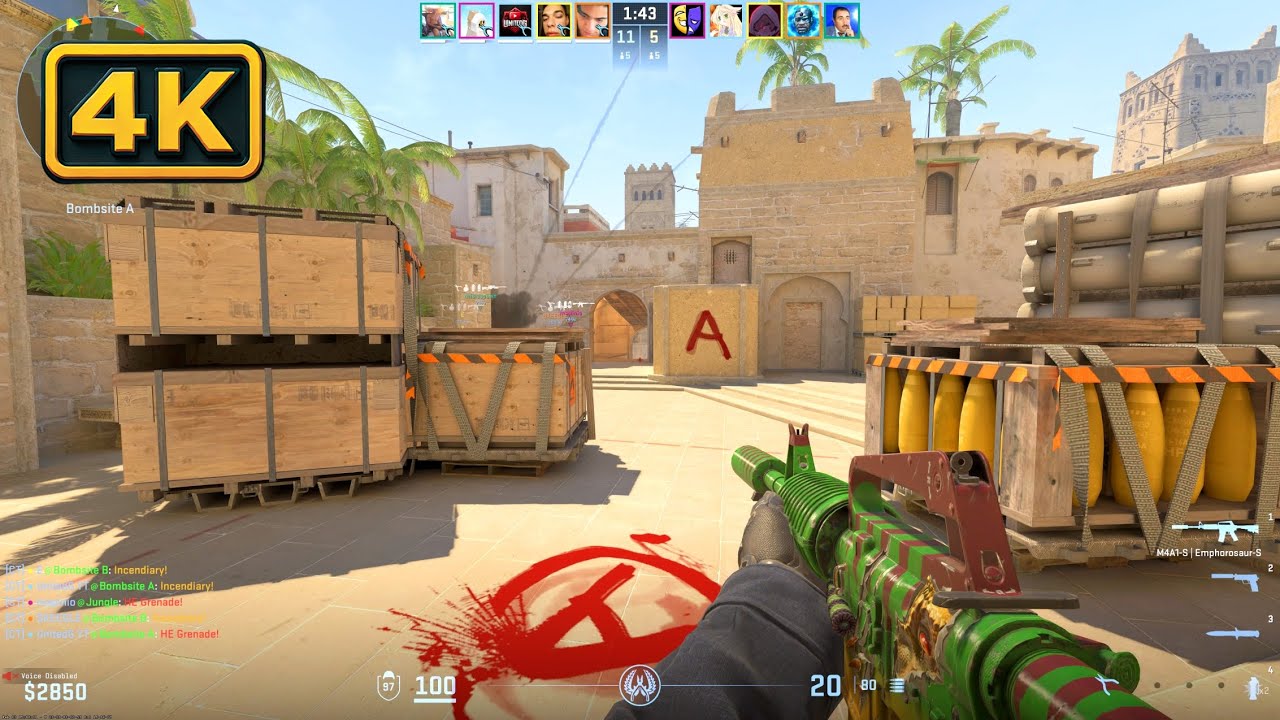 Counter Strike 2 Gameplay 4K (No Commentary)