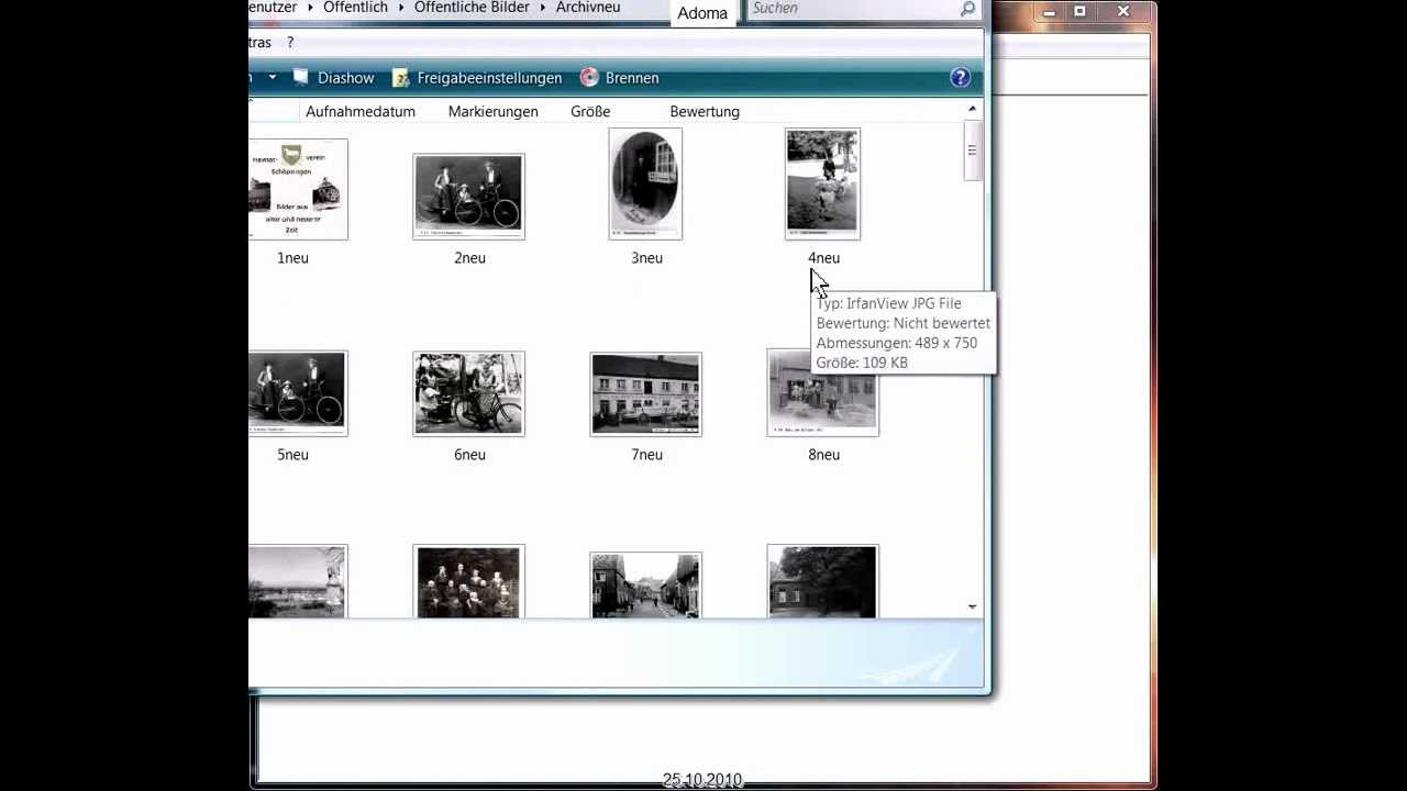 IrfanView 05 Batch - Konvertierung