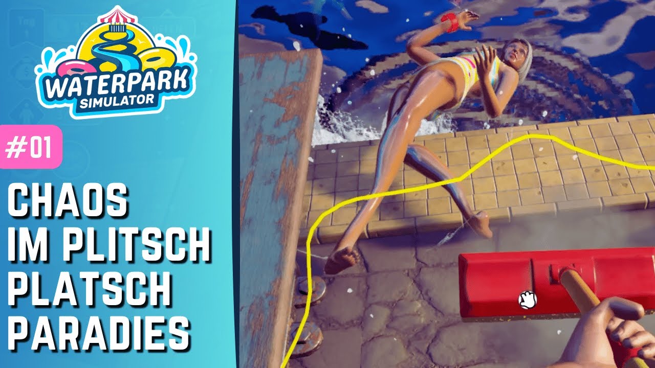 Pures Chaos im Plitsch-Platsch-Paradies 💧 Waterpark Simulator Gameplay Deutsch