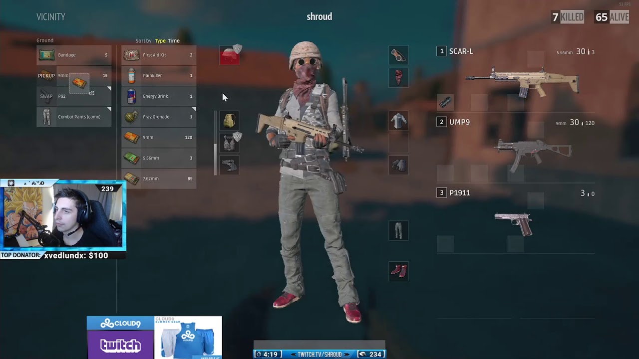 Shroud Duo With Wadu Hek - Playerunknown's Battlegrounds Ep2