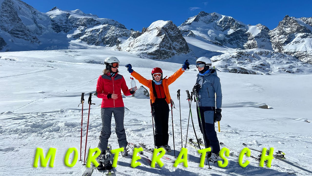 Morteratsch Gletscherabfahrt