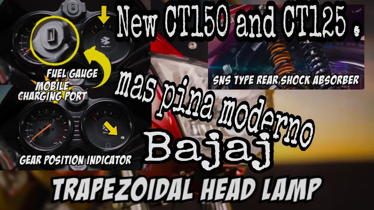 NEW KAWASAKI BAJAJ CT150 AND CT125 2021- Specs Review, Mas pina moderno .