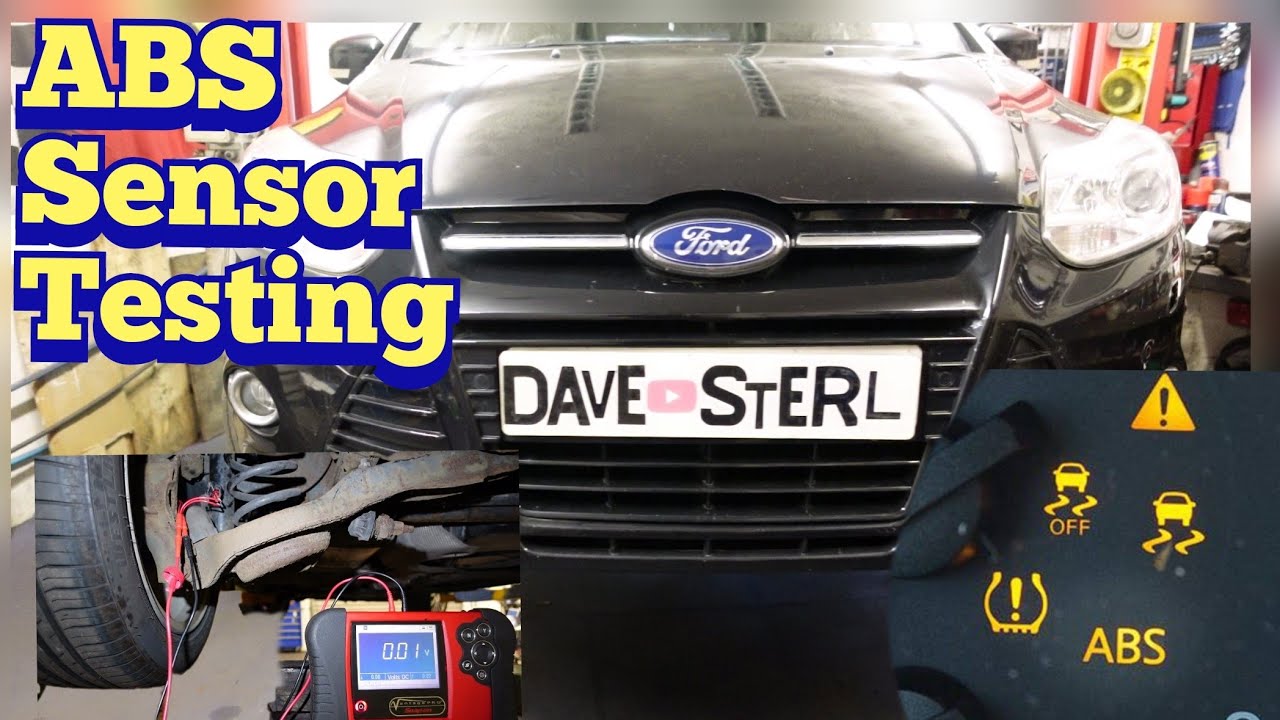 Ford Focus Mk3 ABS Fault. Digital ABS Sensor Testing