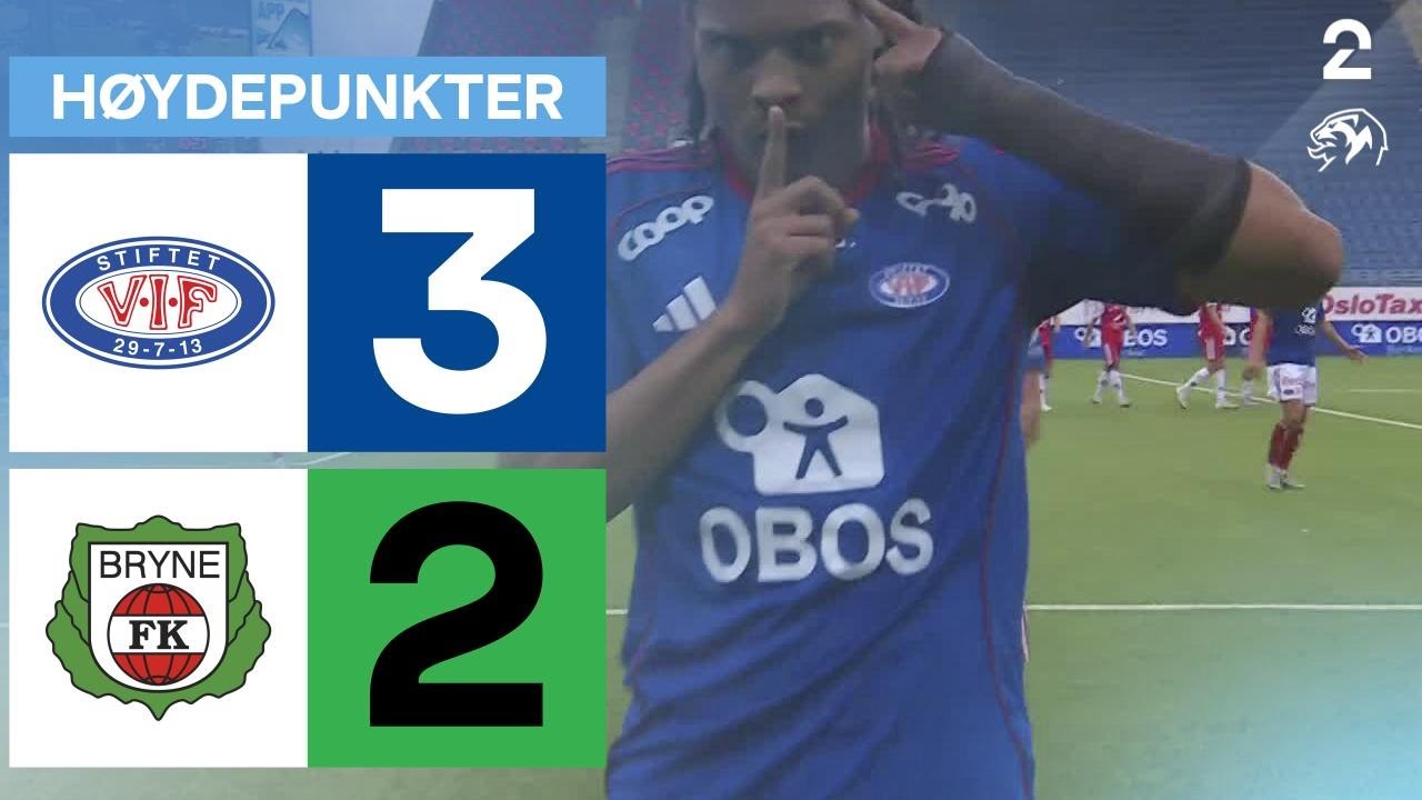Vålerenga 3 - 2 Bryne - Høydepunkter