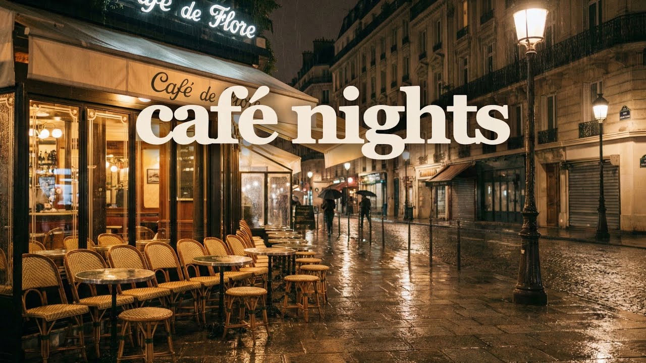 Rainy Nights in Paris — Jazz for Sitting Alone 🌧️
