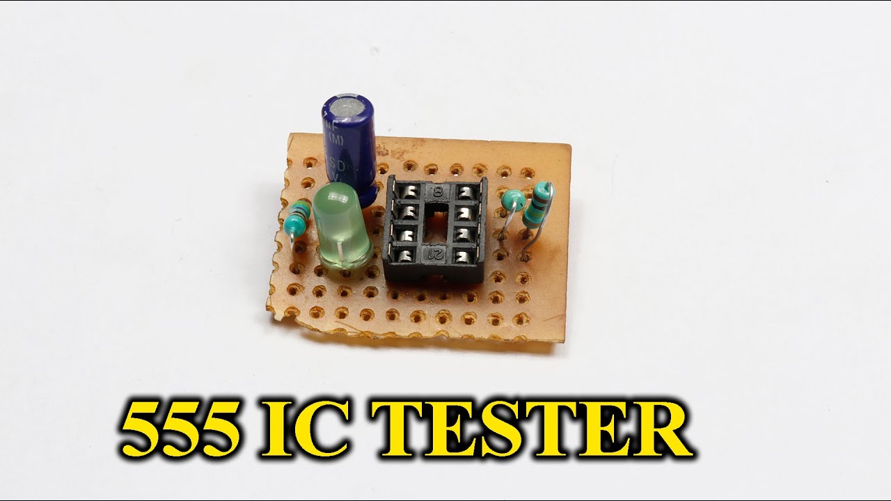 555 Timer IC Tester Circuit