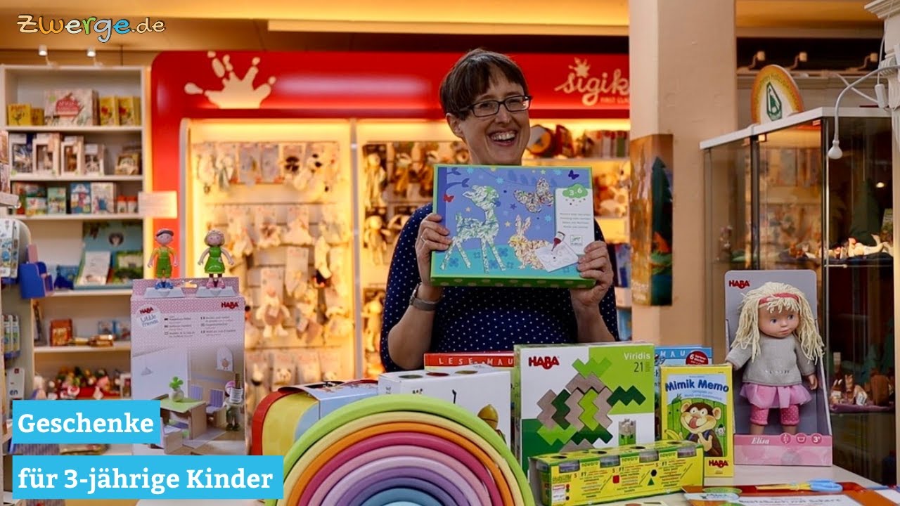 Geschenke für 3-jährige Kinder