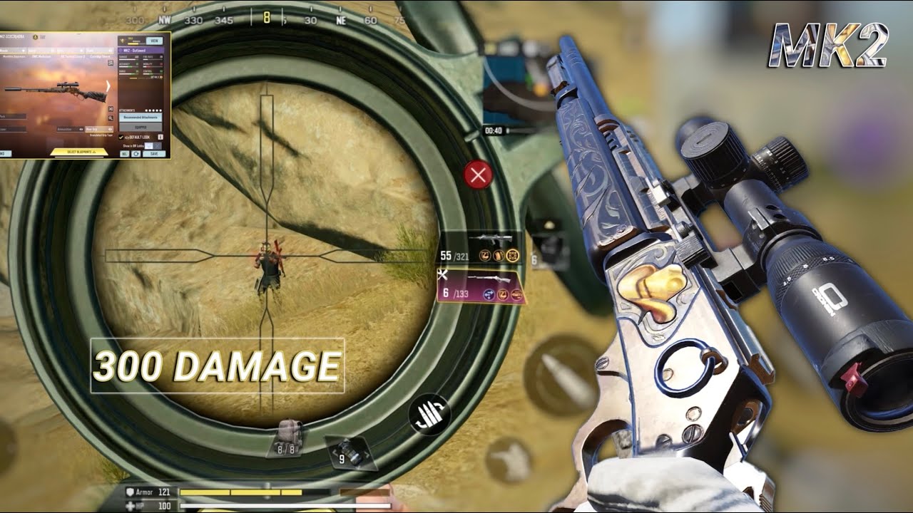 THE 1- SHOT KILL in ANY RANGE + HEAD SHOT |  BEST MK2 GUNSMITH CODM BR | CODM BR GAMEPLAY