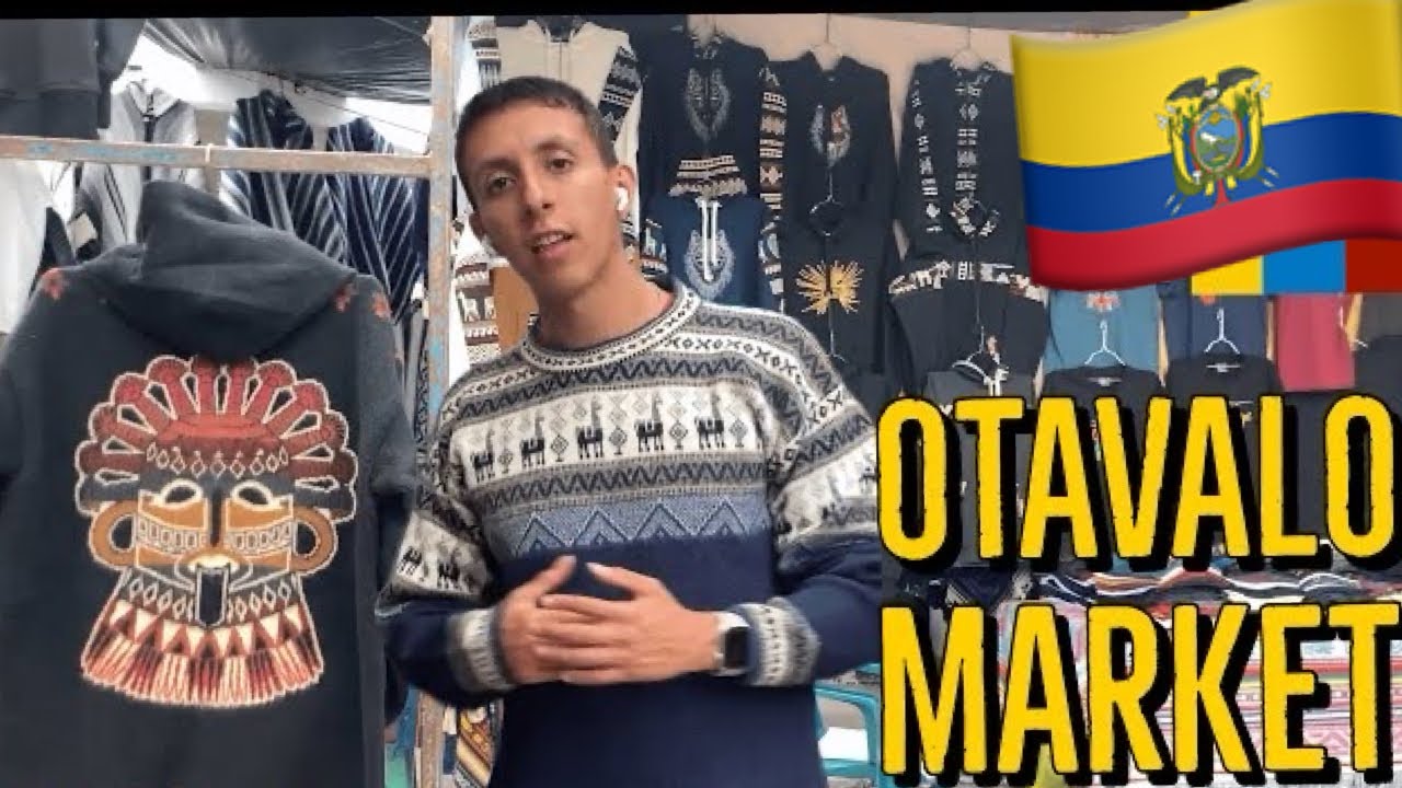OTAVALO MARKET Plaza de Ponchos the BIGGEST indigenous  market in South America  welcome to OTAVALO