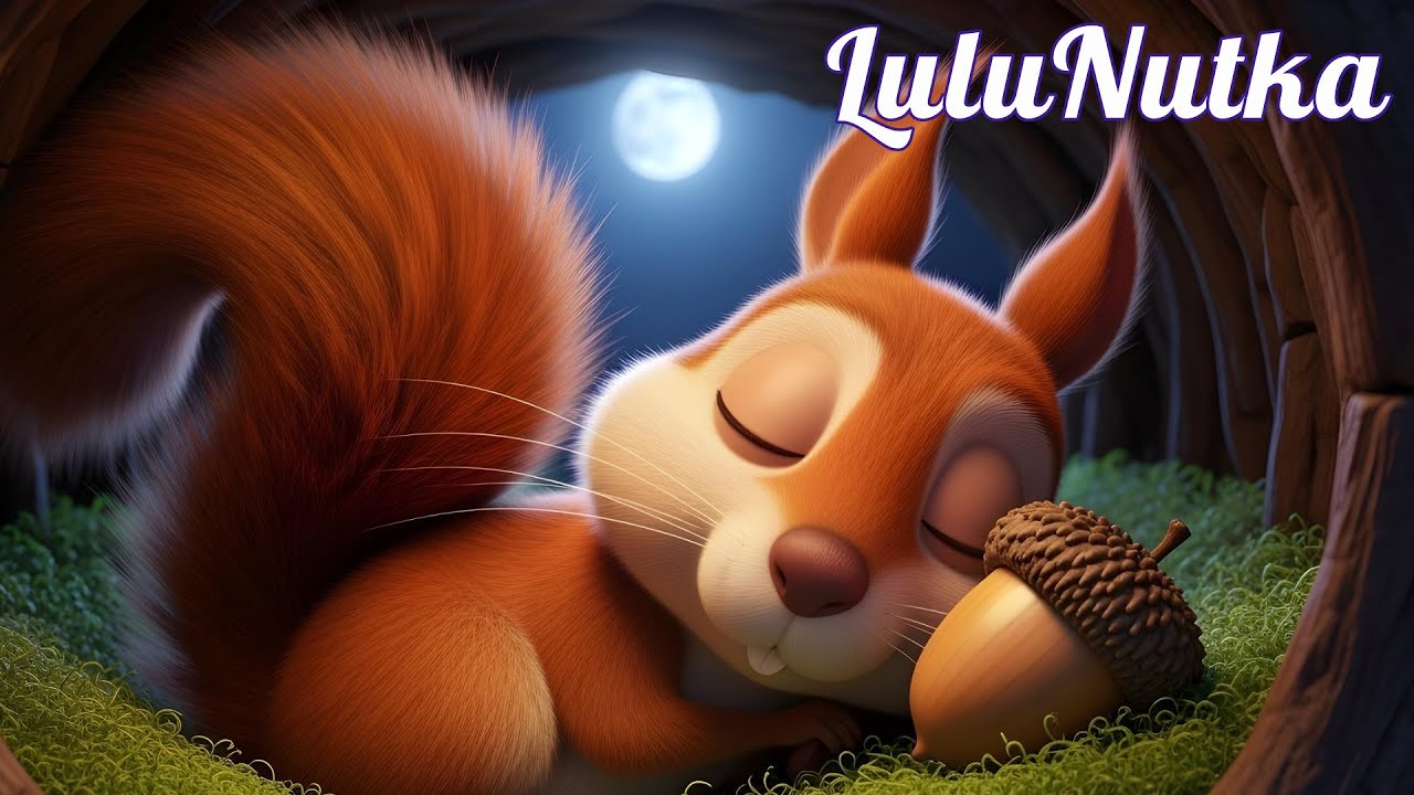 🐿️ Urocza kołysanka Wiewiorki 🍂 USYPIA W 5 MINUT | LuluNutka