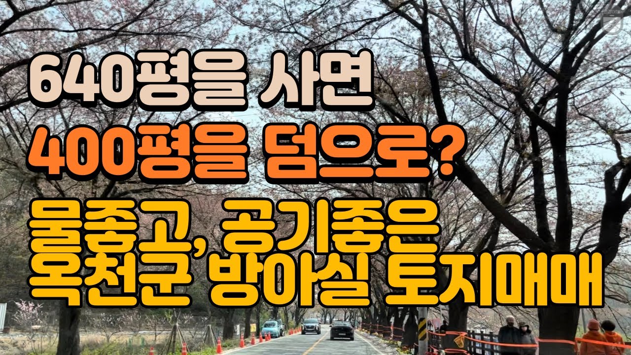 충북 옥천군 군북면 대정리 방아실 600평대 토지 건물 매매물건 임장활동