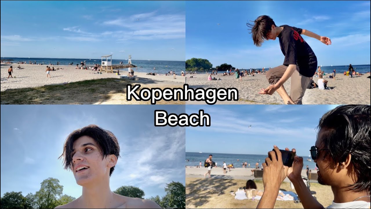 Today i went to beach in klampenborg samaj rahe ho na 😅