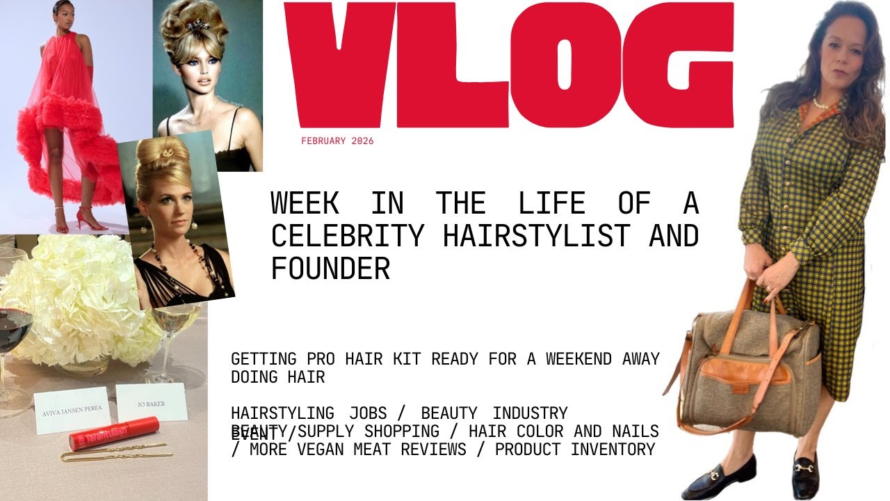 Celeb Hairstylist Vlog: Pro Kit Prep, Beauty Shopping & Event Hair