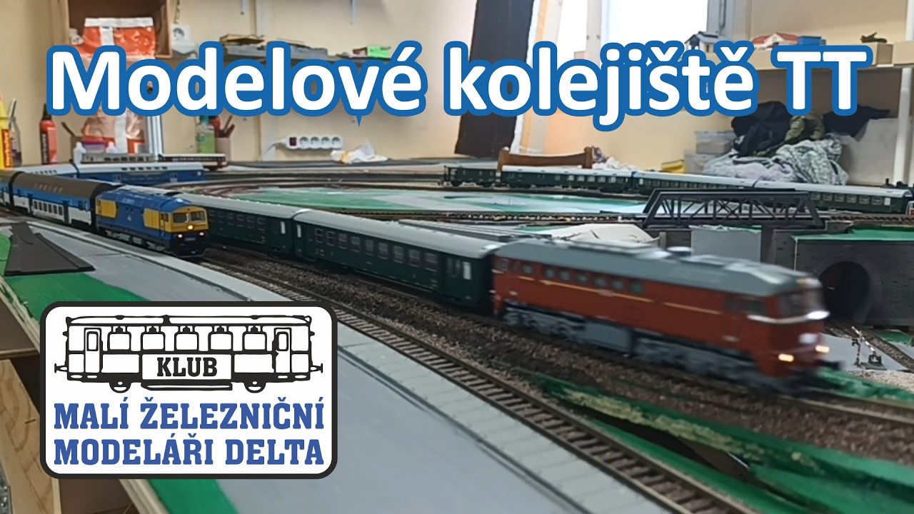 Modelové kolejiště TT - klub Malí železniční modeláři Delta