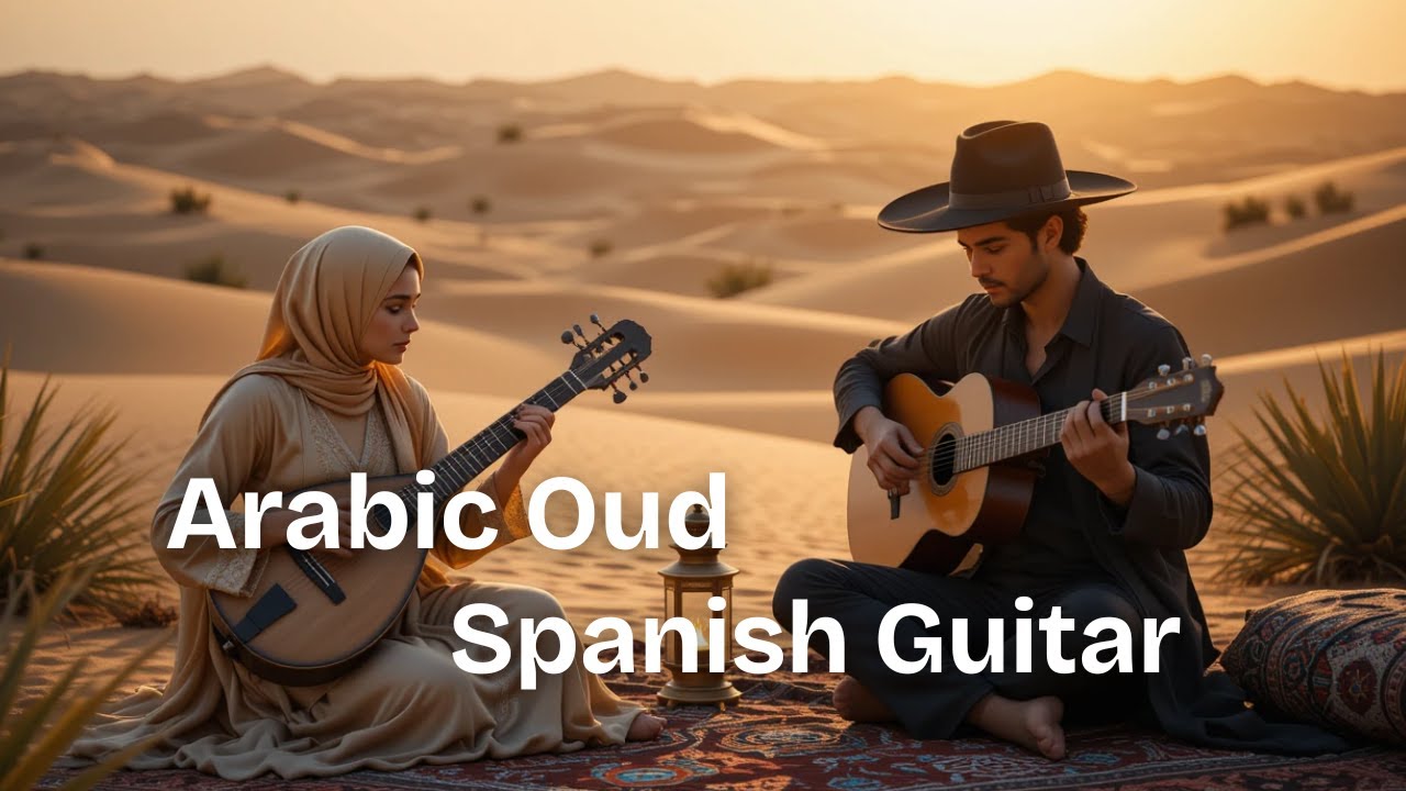 Spanish Guitar and Arabic Oud ✨ Smooth Flamenco Fusion for Relaxation 🎶