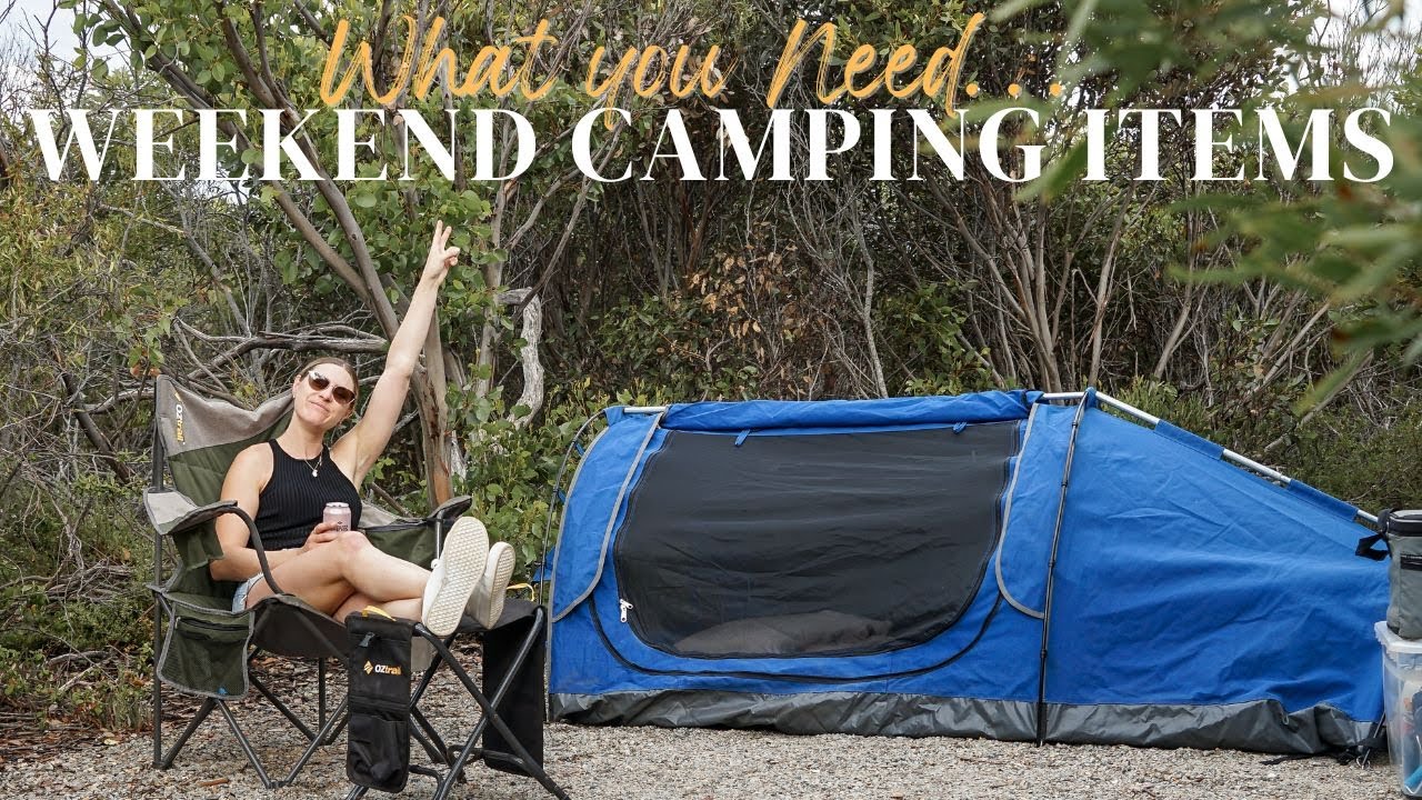 Weekend Camping Items / Minimal Camping Checklist / Solo Camping Items
