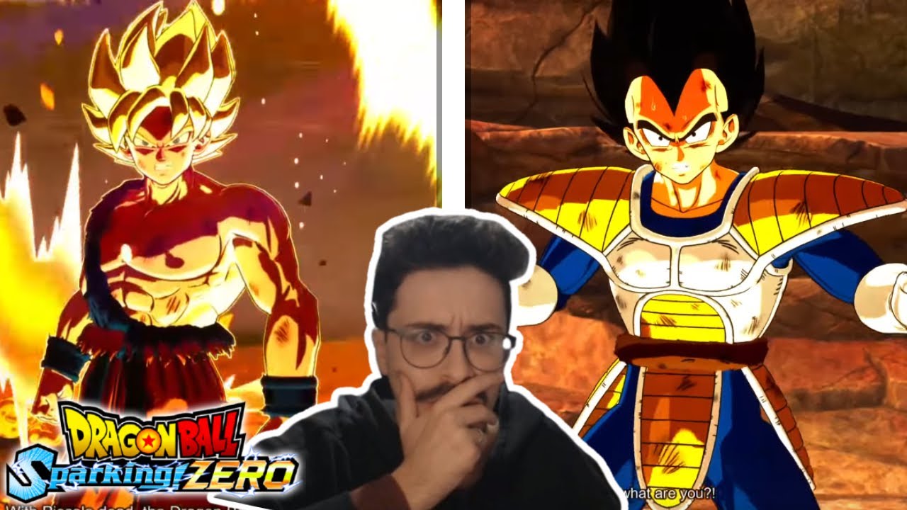 E SE... Goku tivesse transformado na primeira luta contra o Vegeta? DRAGON BALL Sparking! Zero