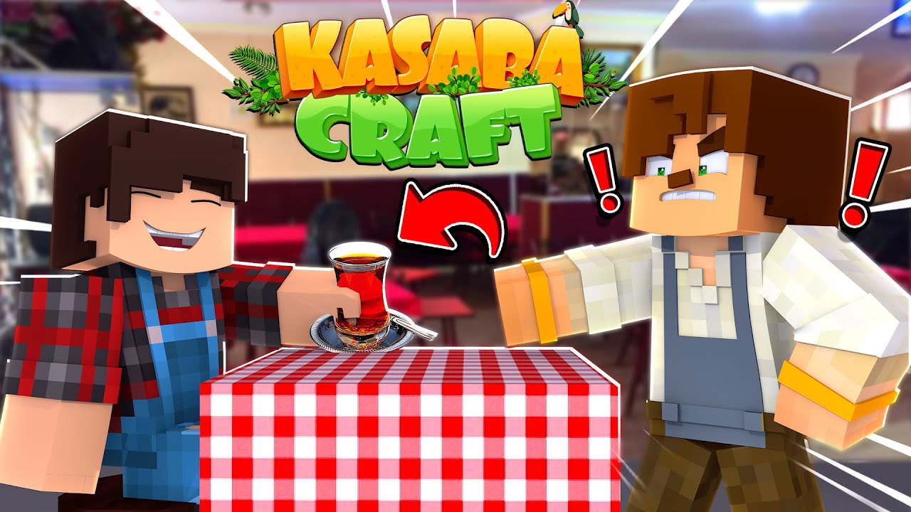 BugraaK ÇAYCI OLDU - KASABACRAFT - MİNECRAFT GERÇEK HAYAT