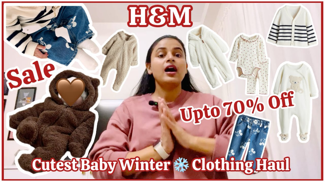 Cutest H&M Baby Winter❄️Clothing Haul | Sale Upto 70% | Baby Winter Wear | H&M Haul | Baby Clothing 
