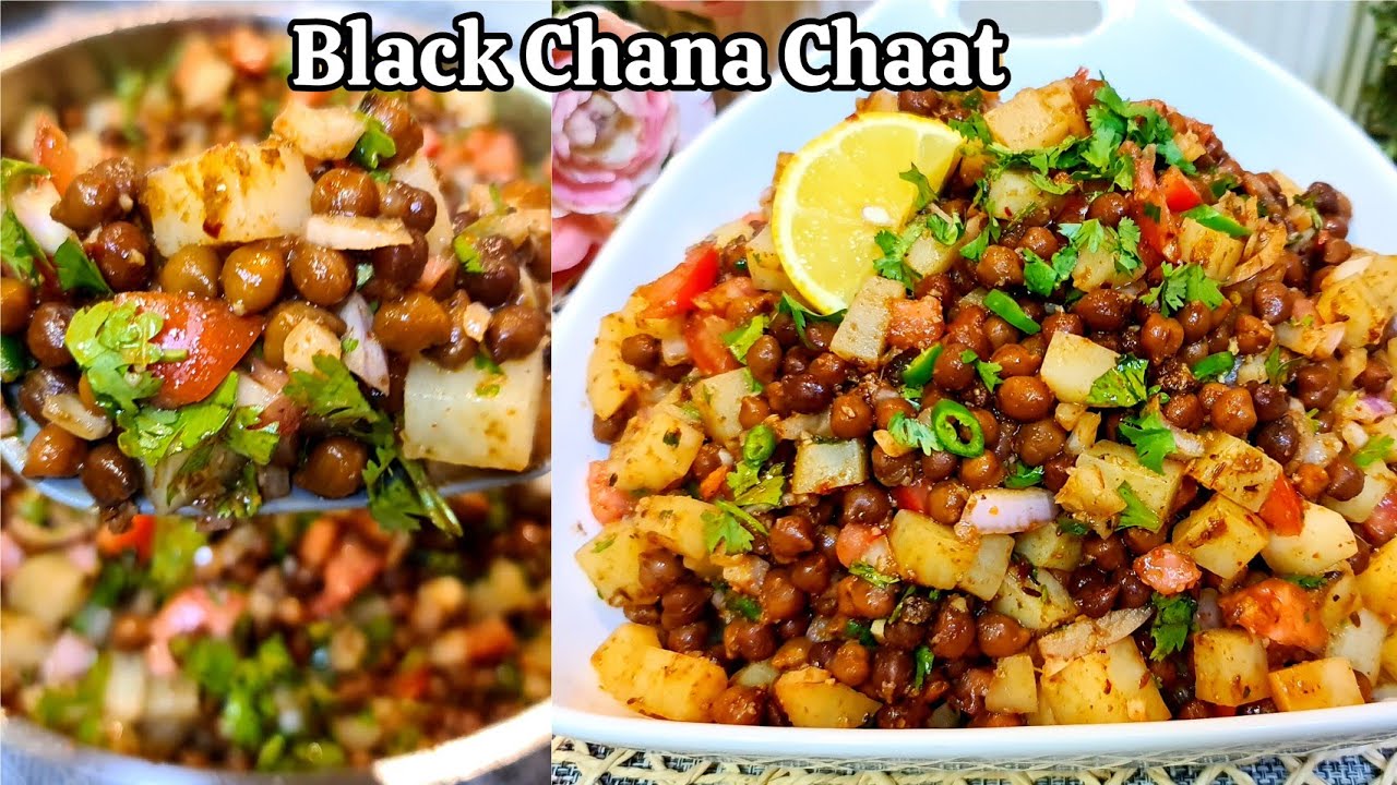Black Chana Chaat | High Protein Kala Chana Chaat Recipe | Chatpata Chana Chaat