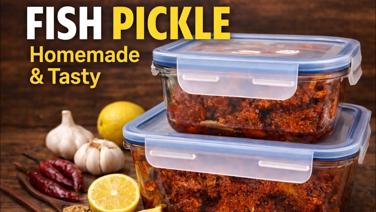 Homemade Fish Pickle | Traditional Lemon Fish Achar