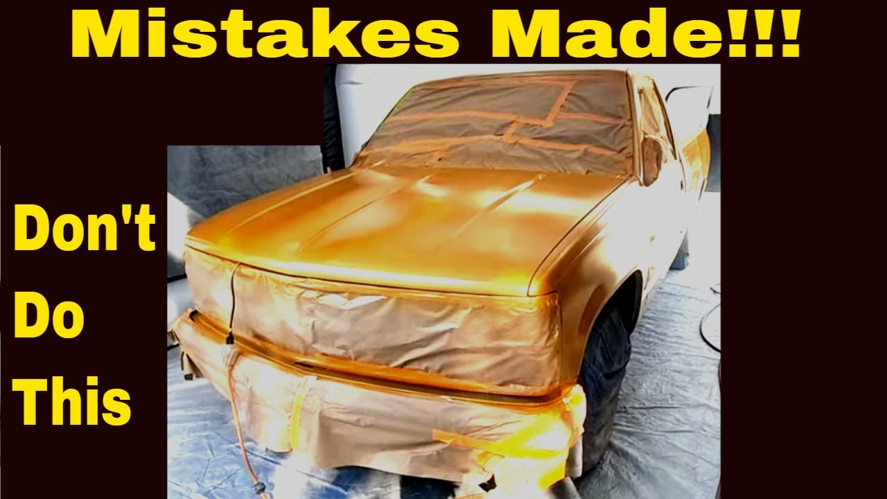 DIY Paint Job on a 1990 Chevy Pickup | Mayan Gold Kirker Urethane + Clear Coat