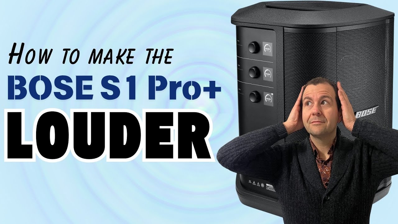 Как сделать звук BOSE S1 Pro+ ГРОМЧЕ!