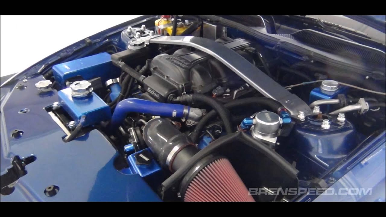 50 State Edelbrock Supercharger kit with Brenspeed Stage 2 Upgrade on 3V Mustang
