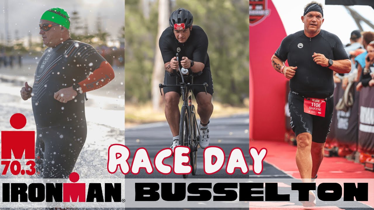 Busselton Ironman 70.3 Race Day - S2E22 - Full Race footage and report from my first Half Ironman