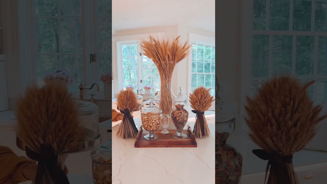 Rustic Meets Glam: A Fall Kitchen Vignette 