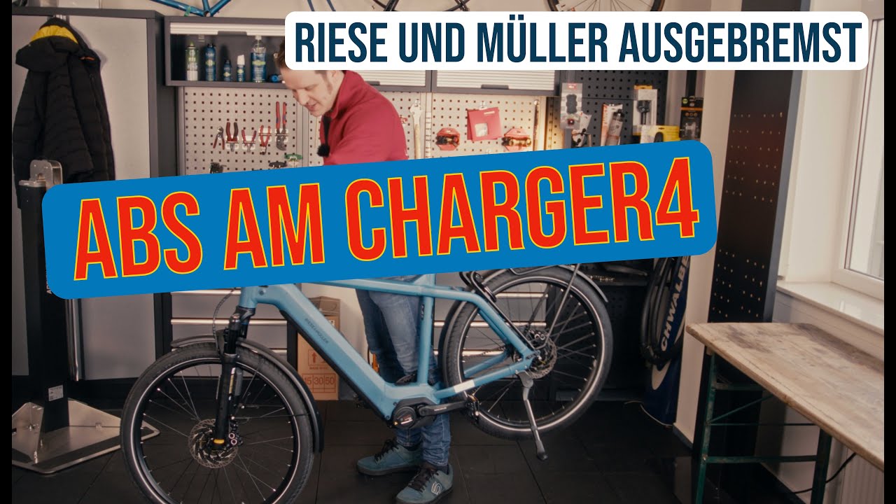 Riese und M&uuml;ller CHarger 4 mit ABS - Wer sp&auml;ter bremst f&auml;hrt l&auml;nger!