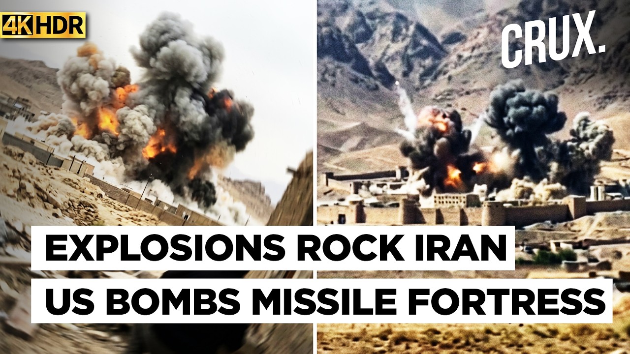 US Bombs Iran's Underground Weapons Hub In Seventh Night Of Strikes, IRGC &lsquo;Downs&rsquo; MQ-9 Drone | 4K