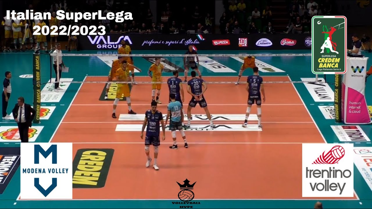 N'Gapeth vs Michieletto - Scout View - Modena vs Trentino - Italian SuperLega 2022 - Highlights