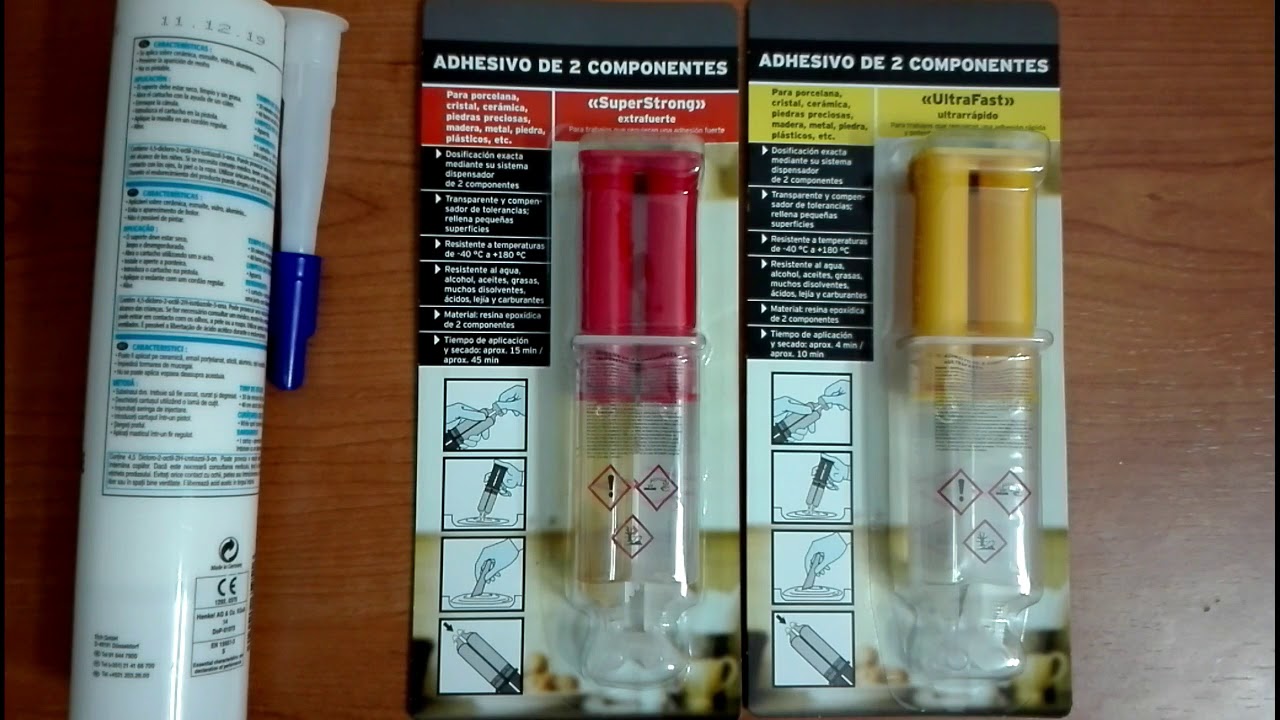 Colla Adesivo Bicomponente Ceramica Plastica Pietra Metallo