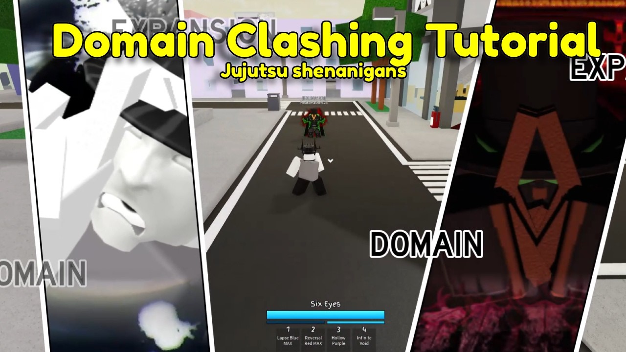 DOMAIN CLASH UPDATE TUTORIAL IN JUJUTSU SHENANIGANS | Roblox