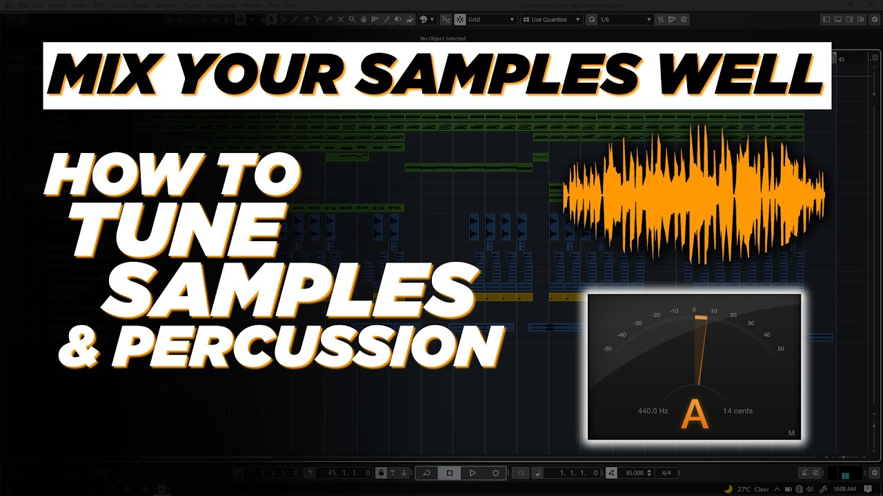 How to Tune Samples or Percussion | Mix your Percussion Properly