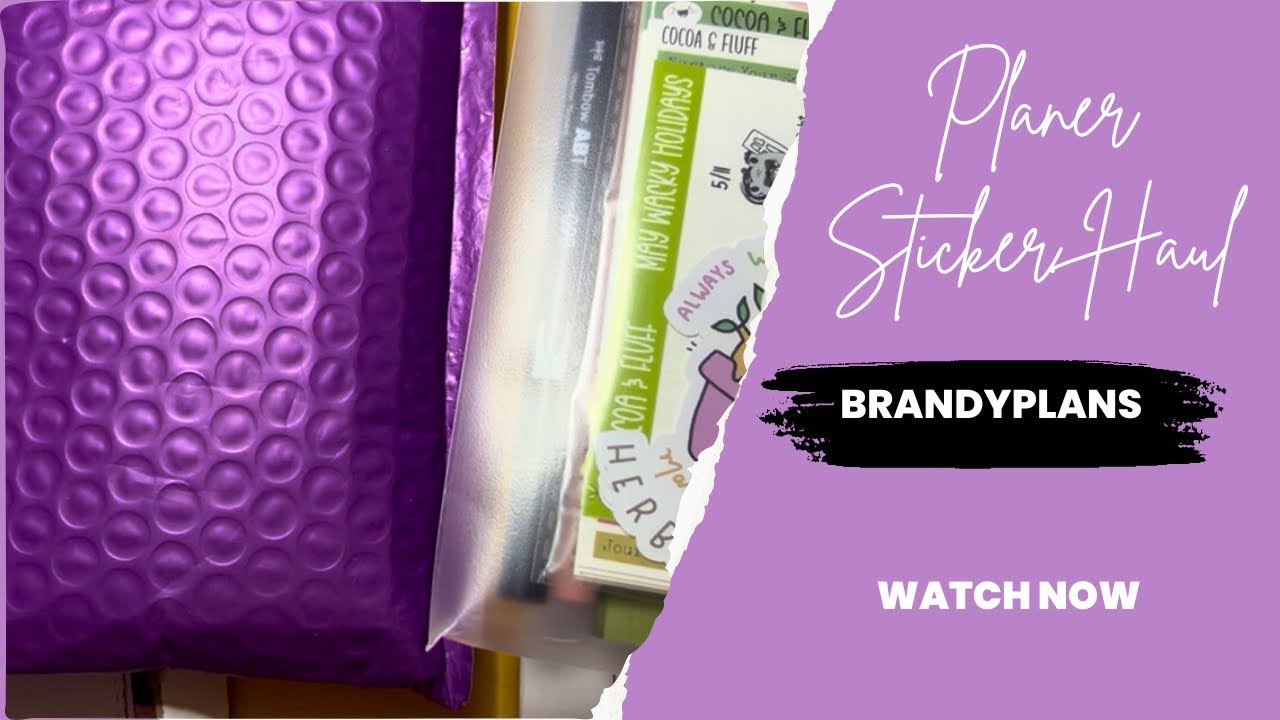 Planner Sticker Haul// Featuring Cocoa and Fluff, Pinnacle Sticker Co, Green Darner Designs and more