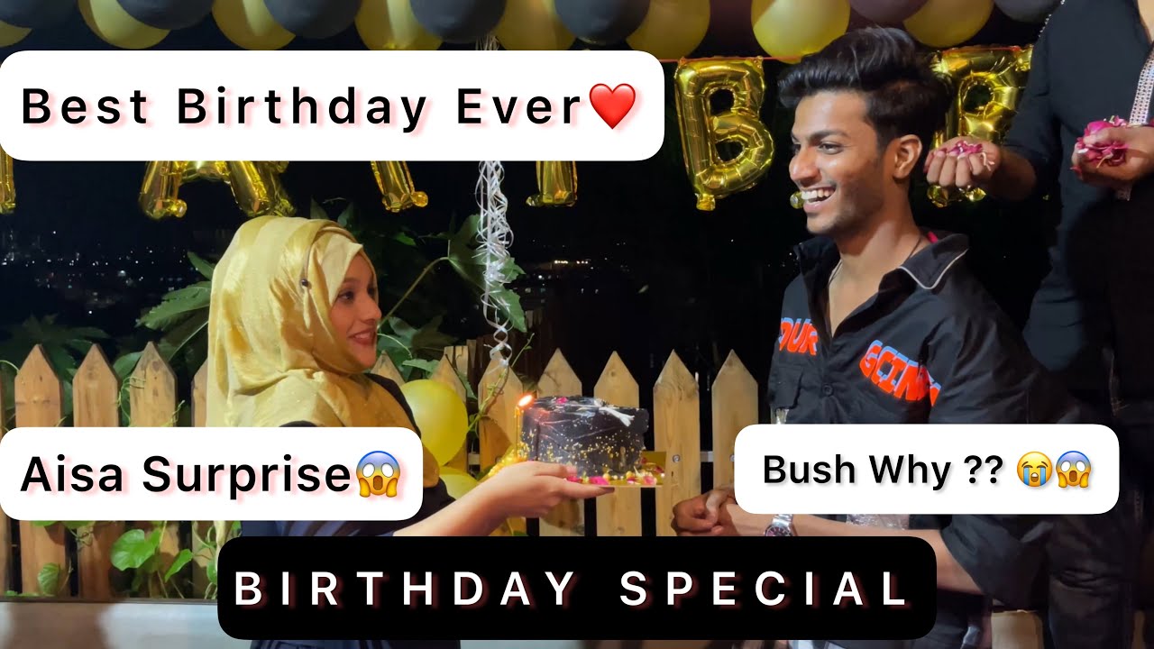 Aisa Birthday Surprise😱❤️ | Best Birthday Ever | Bush Hacked My Channel | Ibrahim soul #ibbubhai