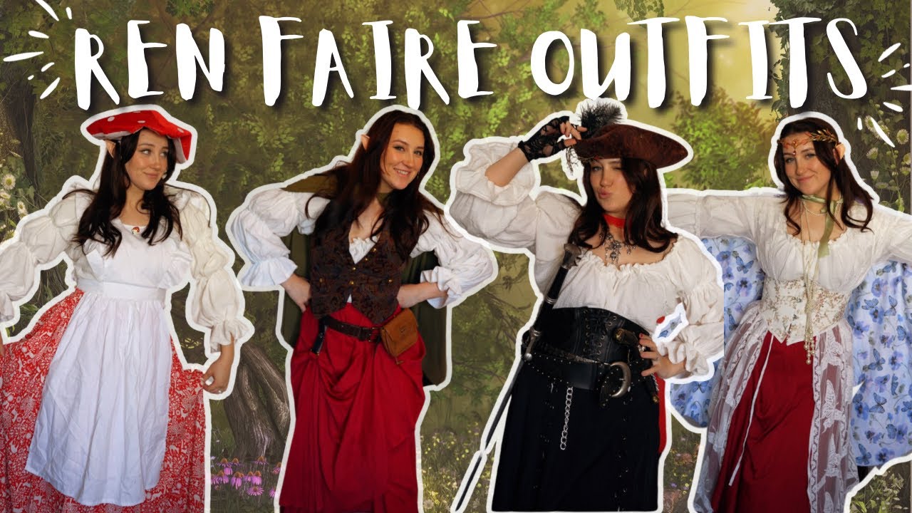 Ren Faire Outfit Ideas | What to Wear to a Ren Faire🍻✨Ren Faire Outfits, Cottagecore, Hobbit core✨