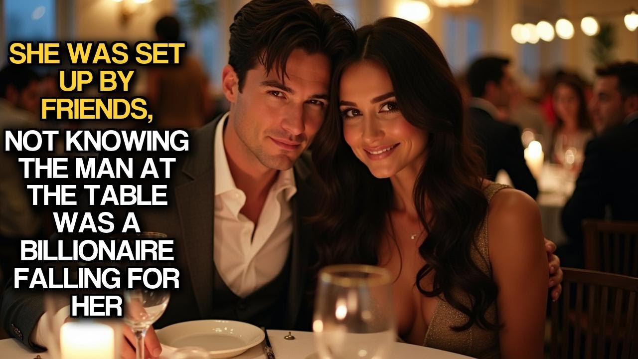 She Was Set Up by Friends, Not Knowing the Man at the Table Was a Billionaire Falling for Her