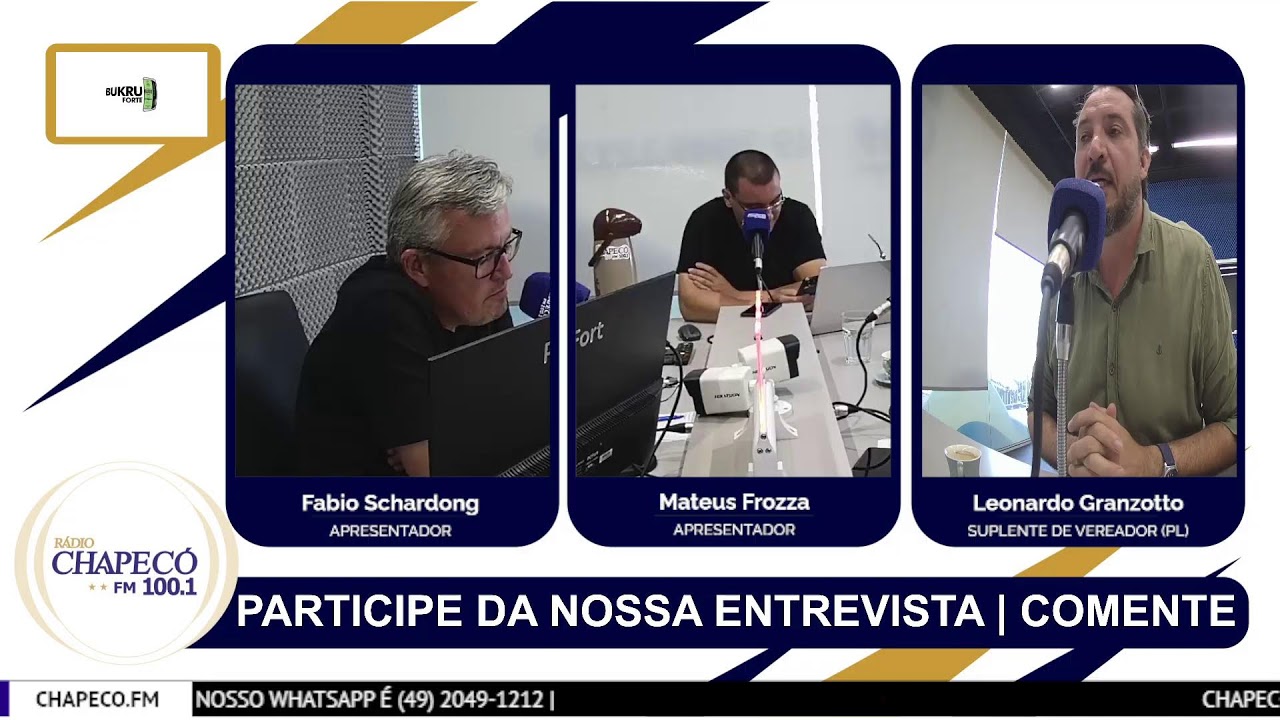 Chapecó Notícias 1ª Edição NO AR (19/02/2026)